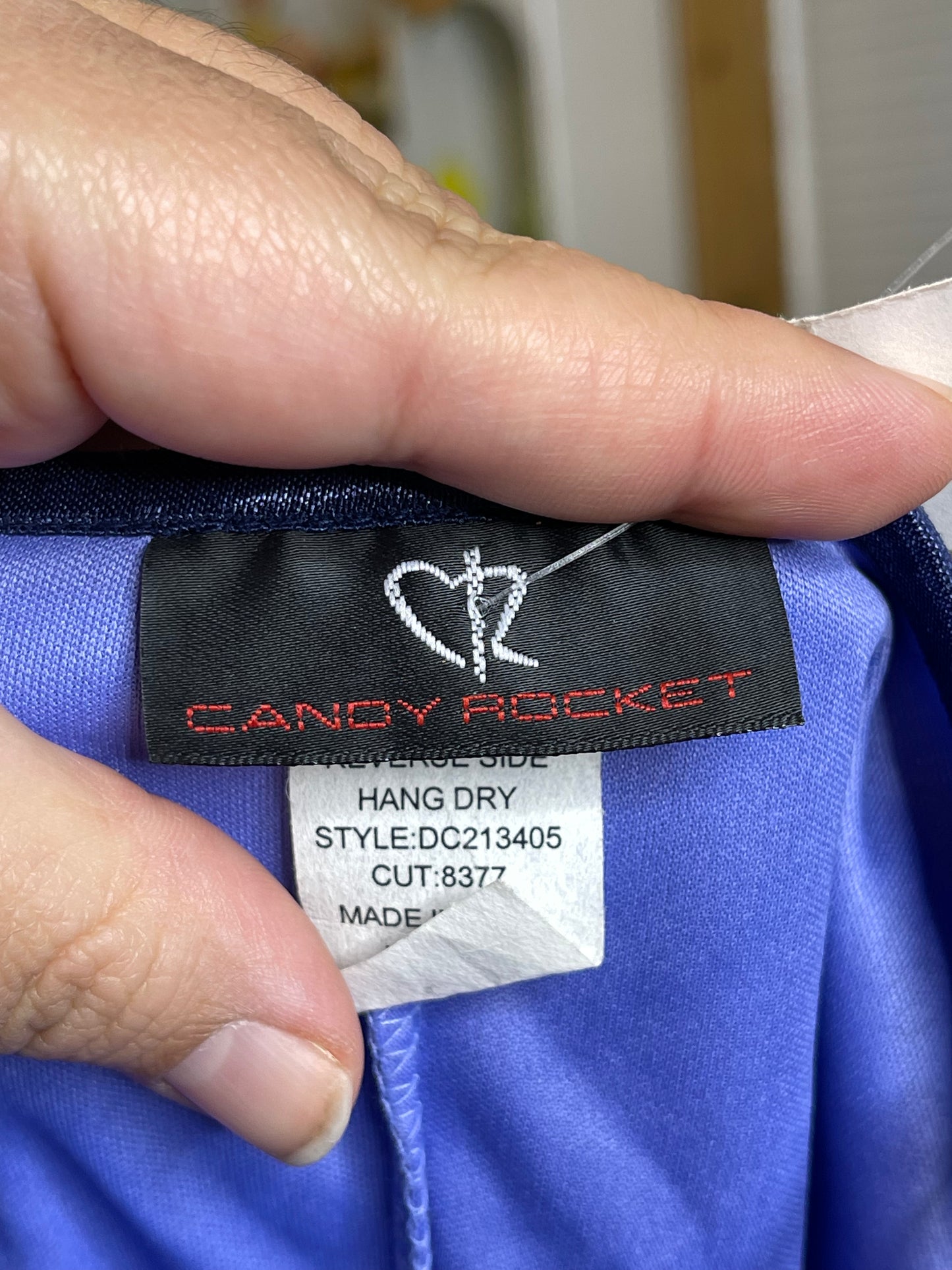 Vintage Deadstock Glittery Flower Print Mirco Mesh Midi Dress Sz M/L