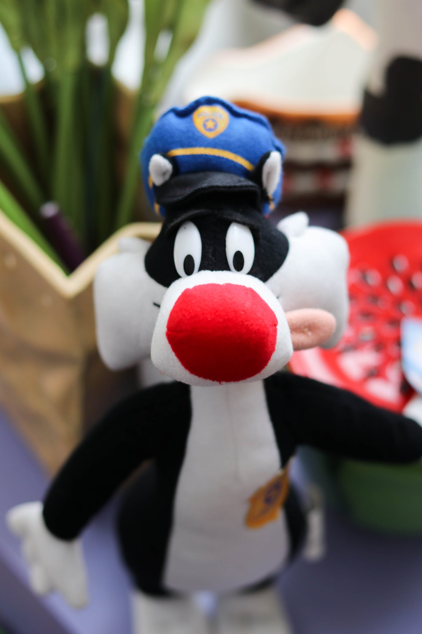 Vintage 2000s Police Officer Sylvester Deadstock Plush