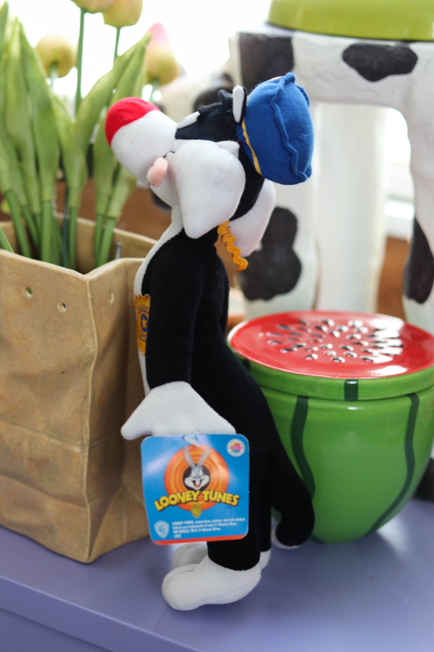 Vintage 2000s Police Officer Sylvester Deadstock Plush