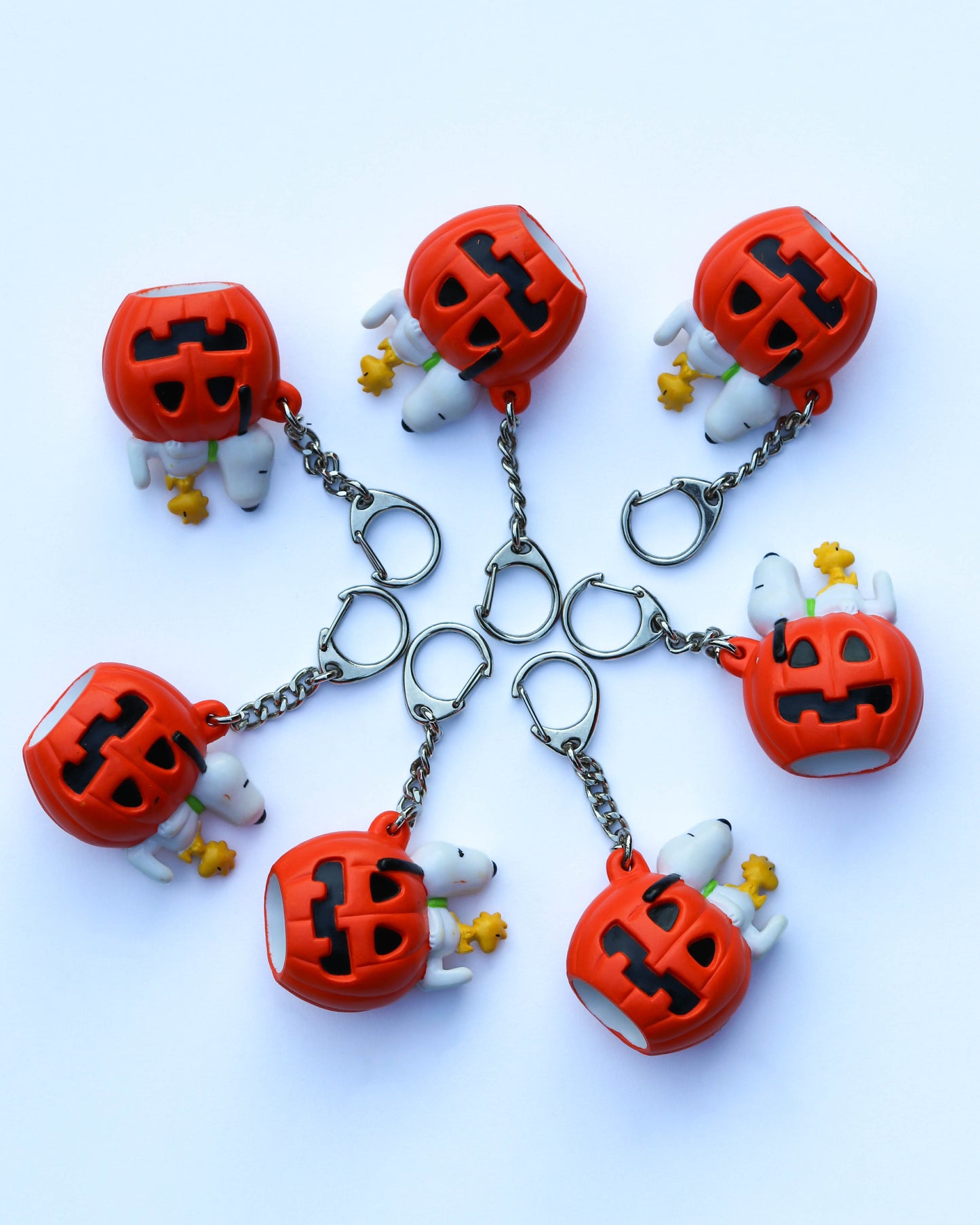 Vintage Snoopy Pumpkin Keychain