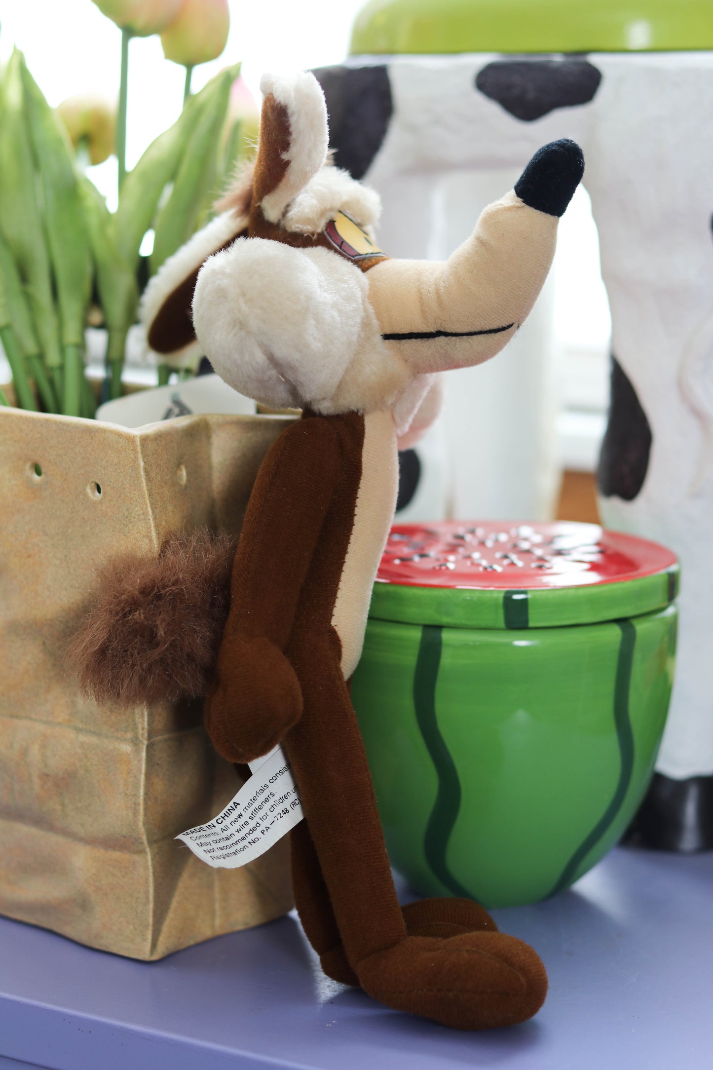 Vintage 90s Wile E. Coyote Deadstock Plush