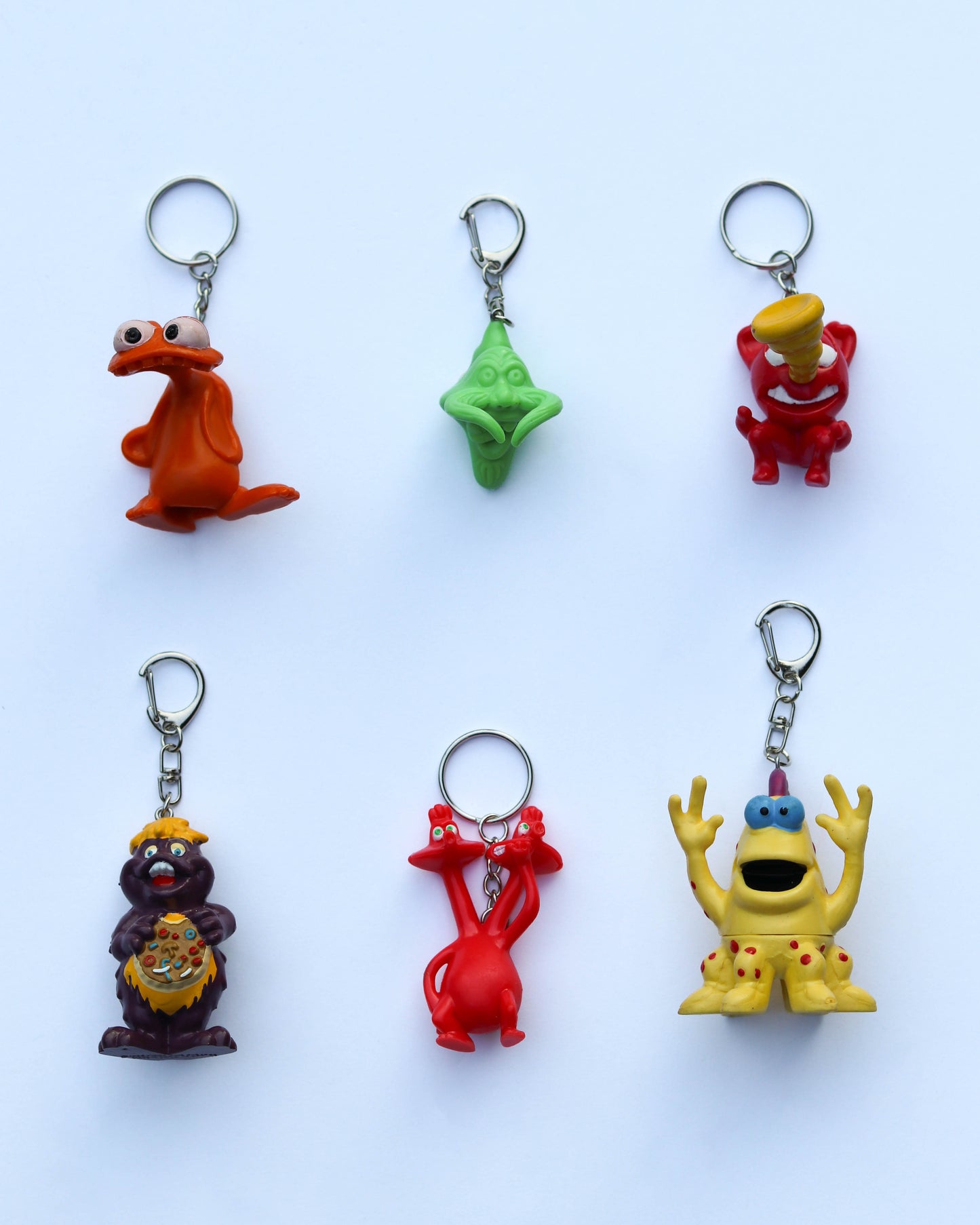 Vintage Upcyled "The Freaks" Toy Keychains