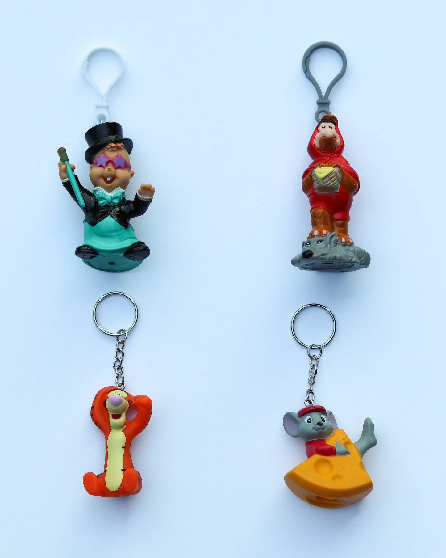 Vintage Rubber Upcycled Nostalgia Keychains #2