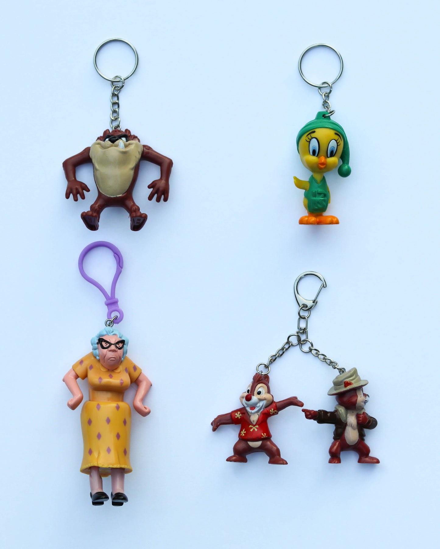 Vintage Upcyled Cartoon Keychains #6
