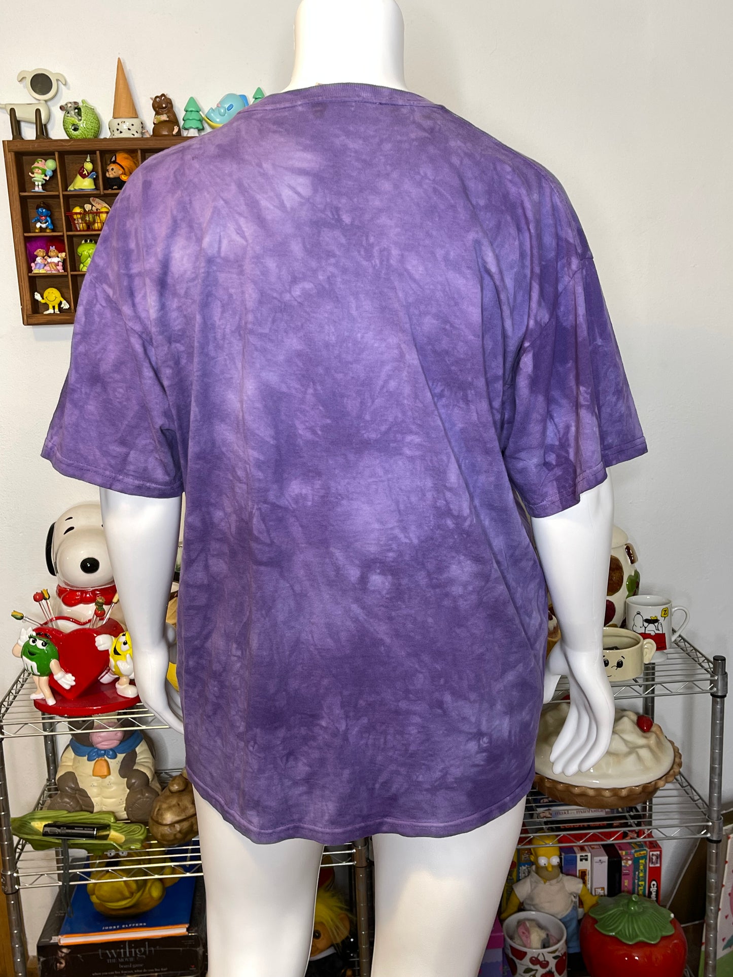 Vintage 2000s St. Clair Garden Of Dreams Purple Fairy Graphic Tee Sz XL