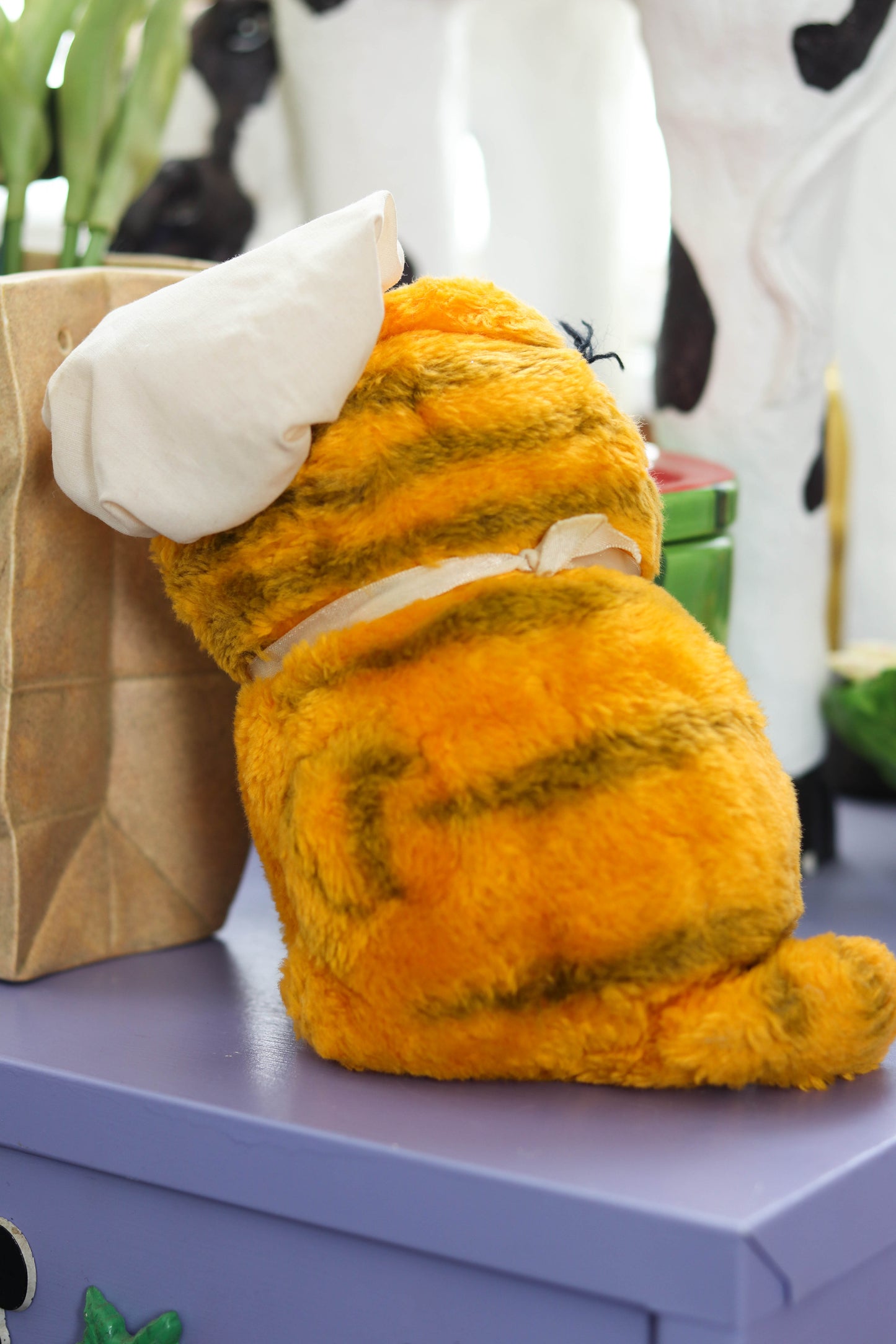 Vintage 80s Chef I Love Lasagna Garfield Plush