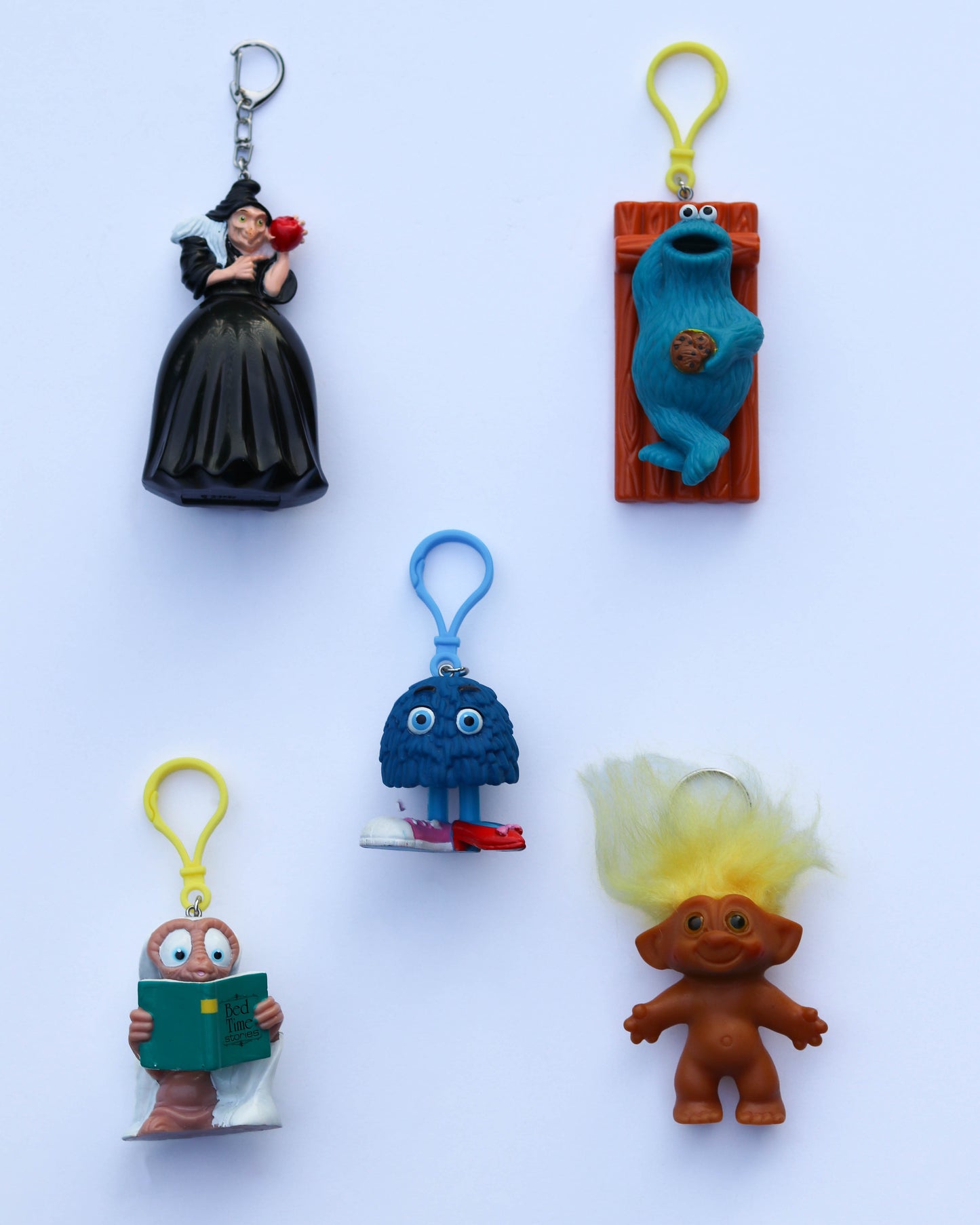 Vintage Upcyled Cartoon Keychains #9