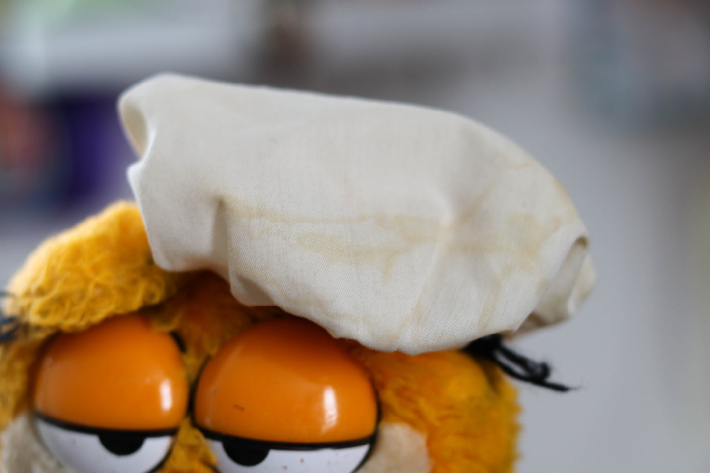 Vintage 80s Chef I Love Lasagna Garfield Plush