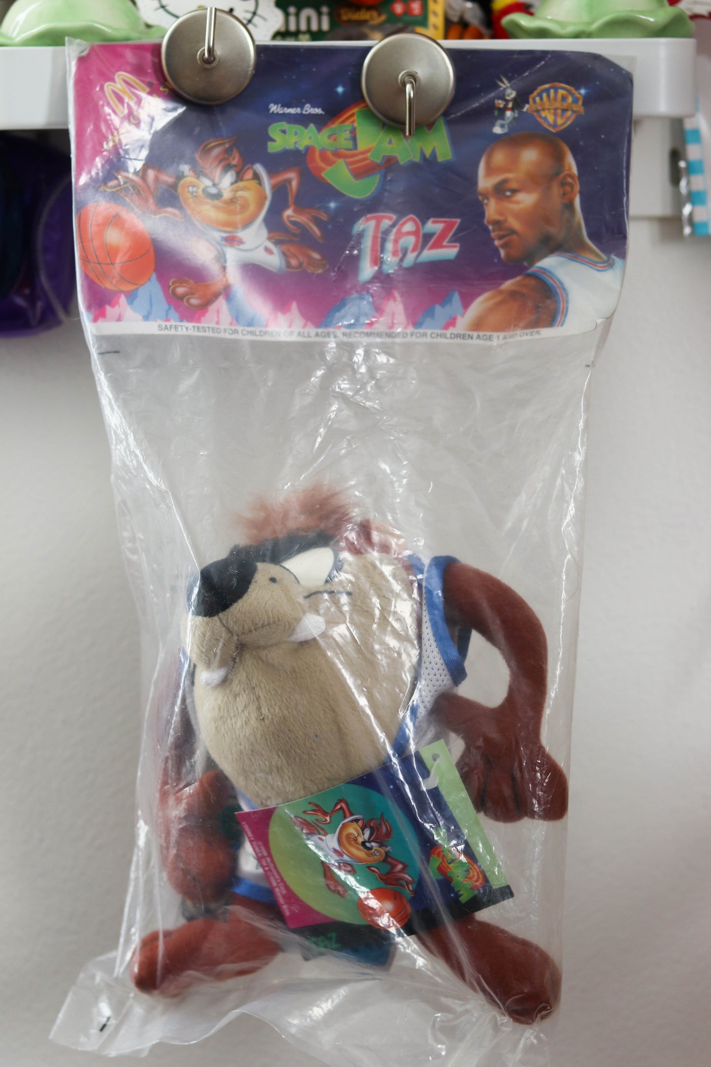 Vintage 90s Space Jam Taz Deadstock Plush