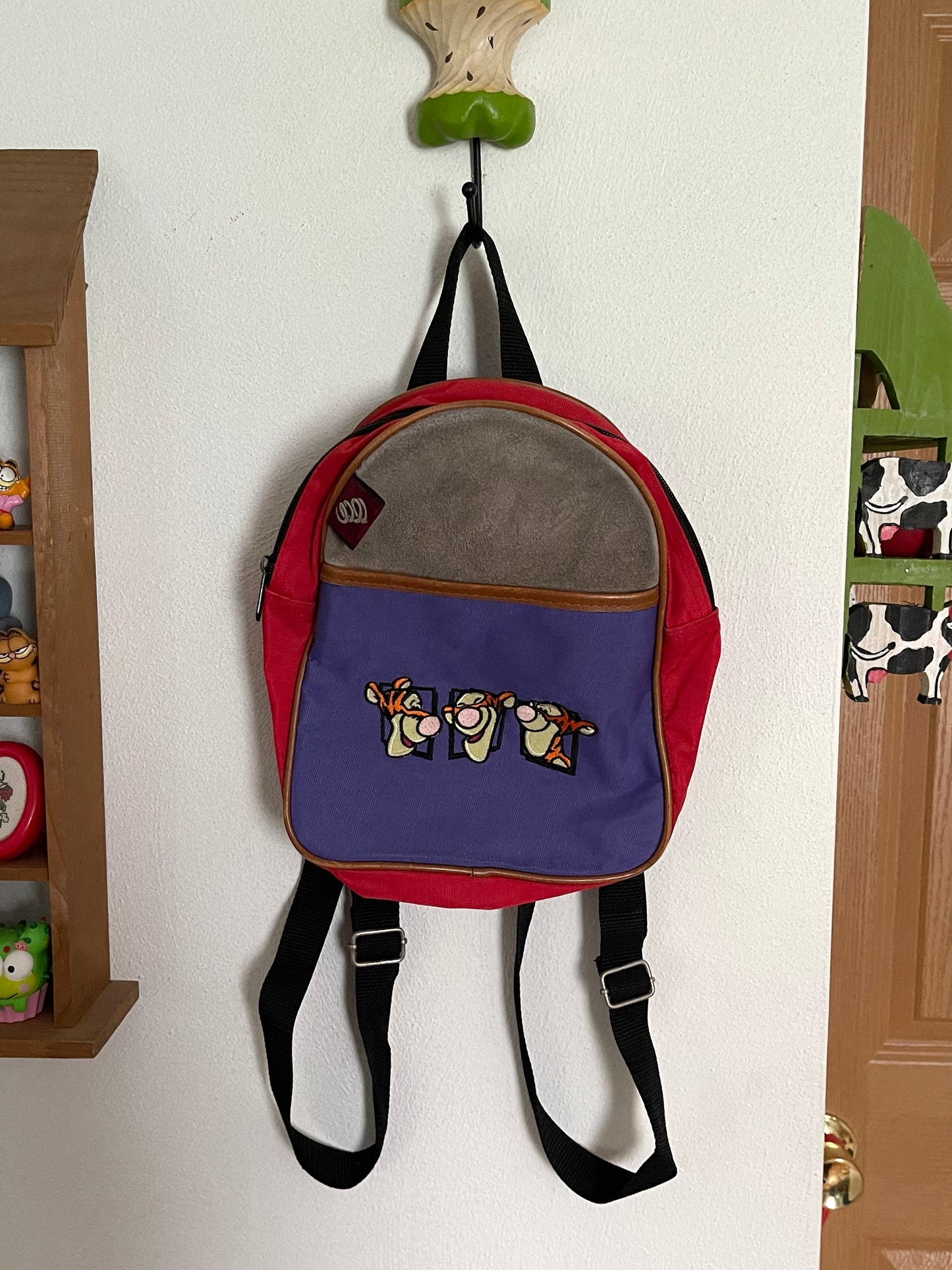 Vintage Color Block Tigger Mini Backpack Sz S/M