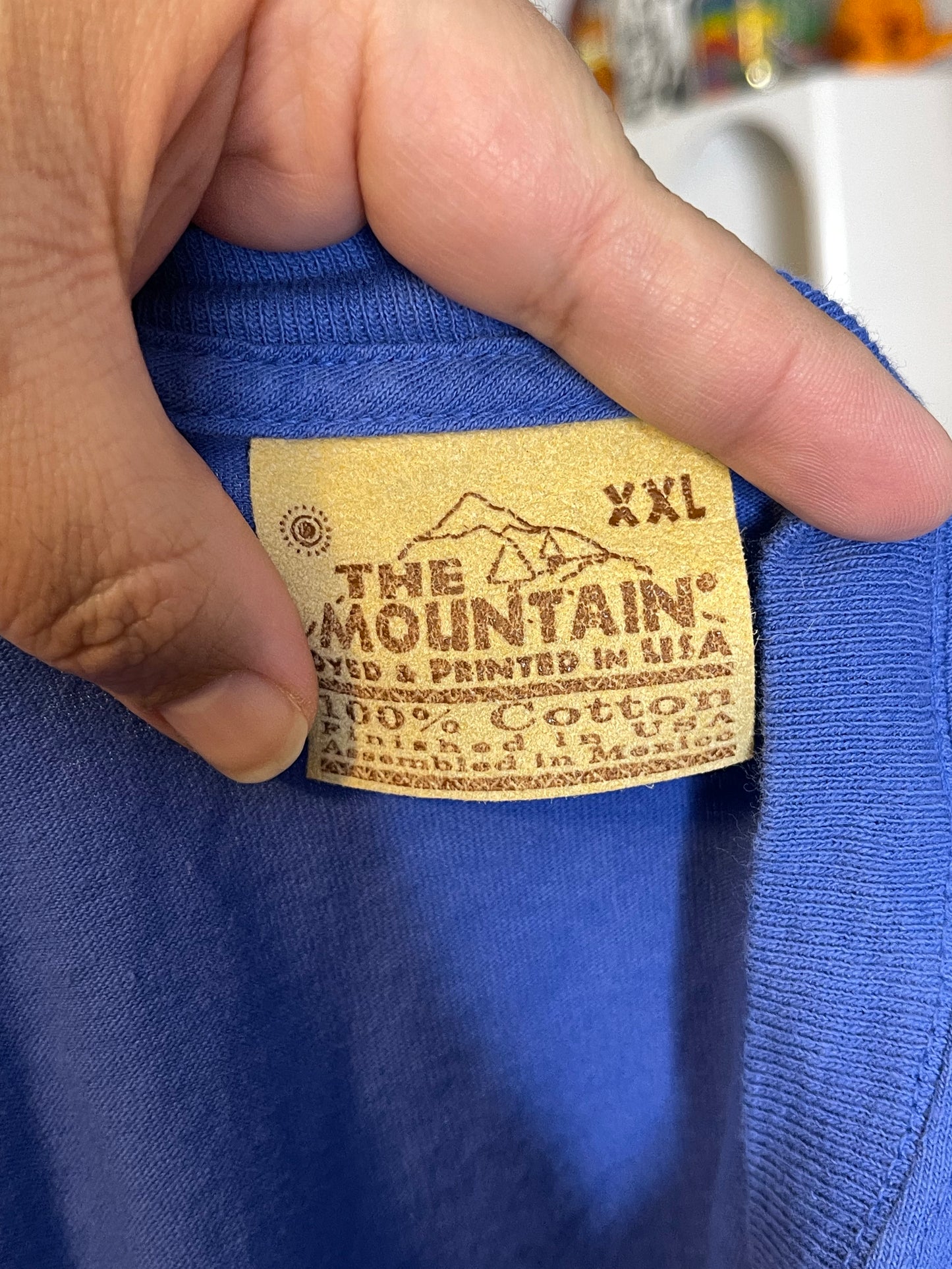 2000s The Mountain Blue Fairy Lantern Graphic Tee Sz XXL