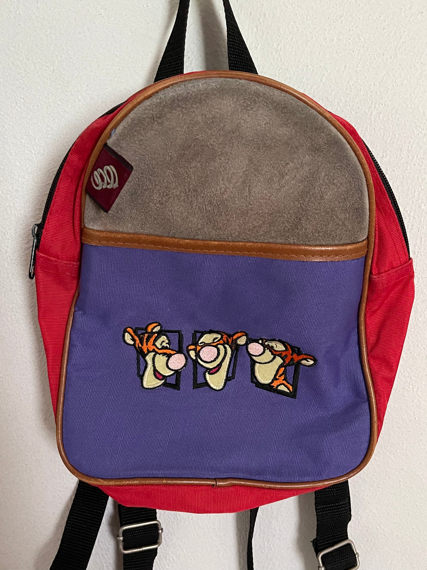 Vintage Color Block Tigger Mini Backpack Sz S/M