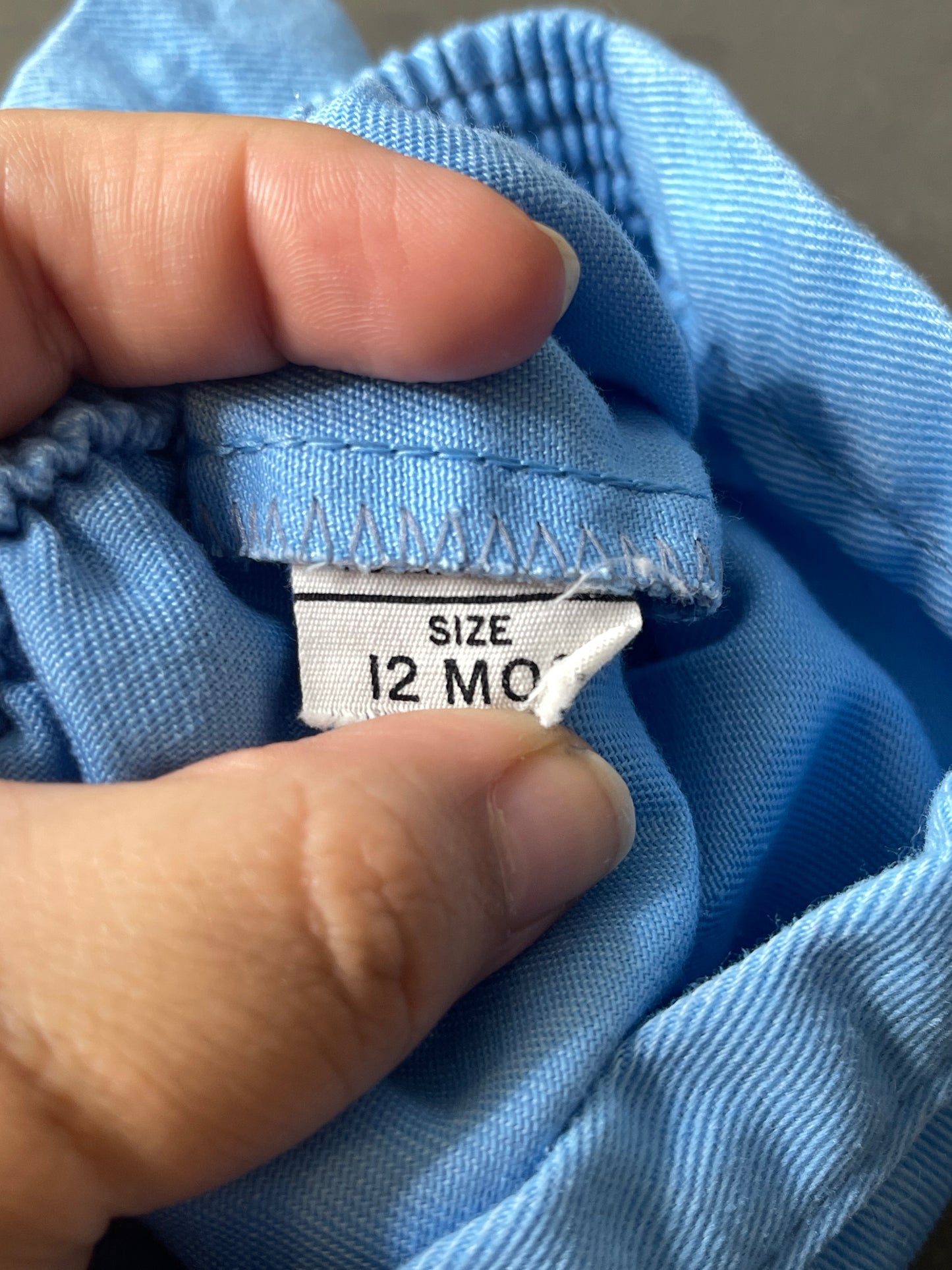 Vintage Blue Baby Shorts Sz 12M