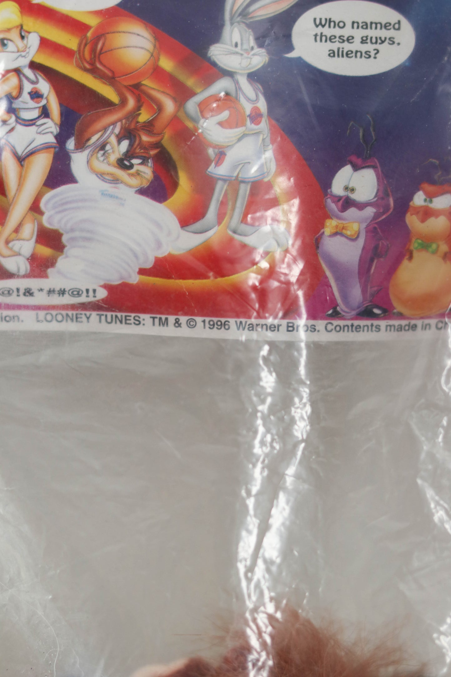 Vintage 90s Space Jam Taz Deadstock Plush