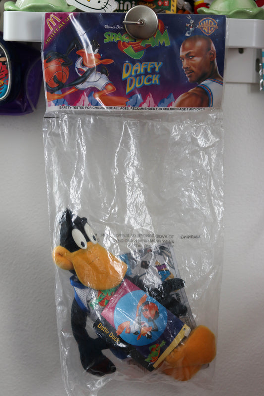 Vintage 90s Space Jam Daffy Duck Deadstock Plush