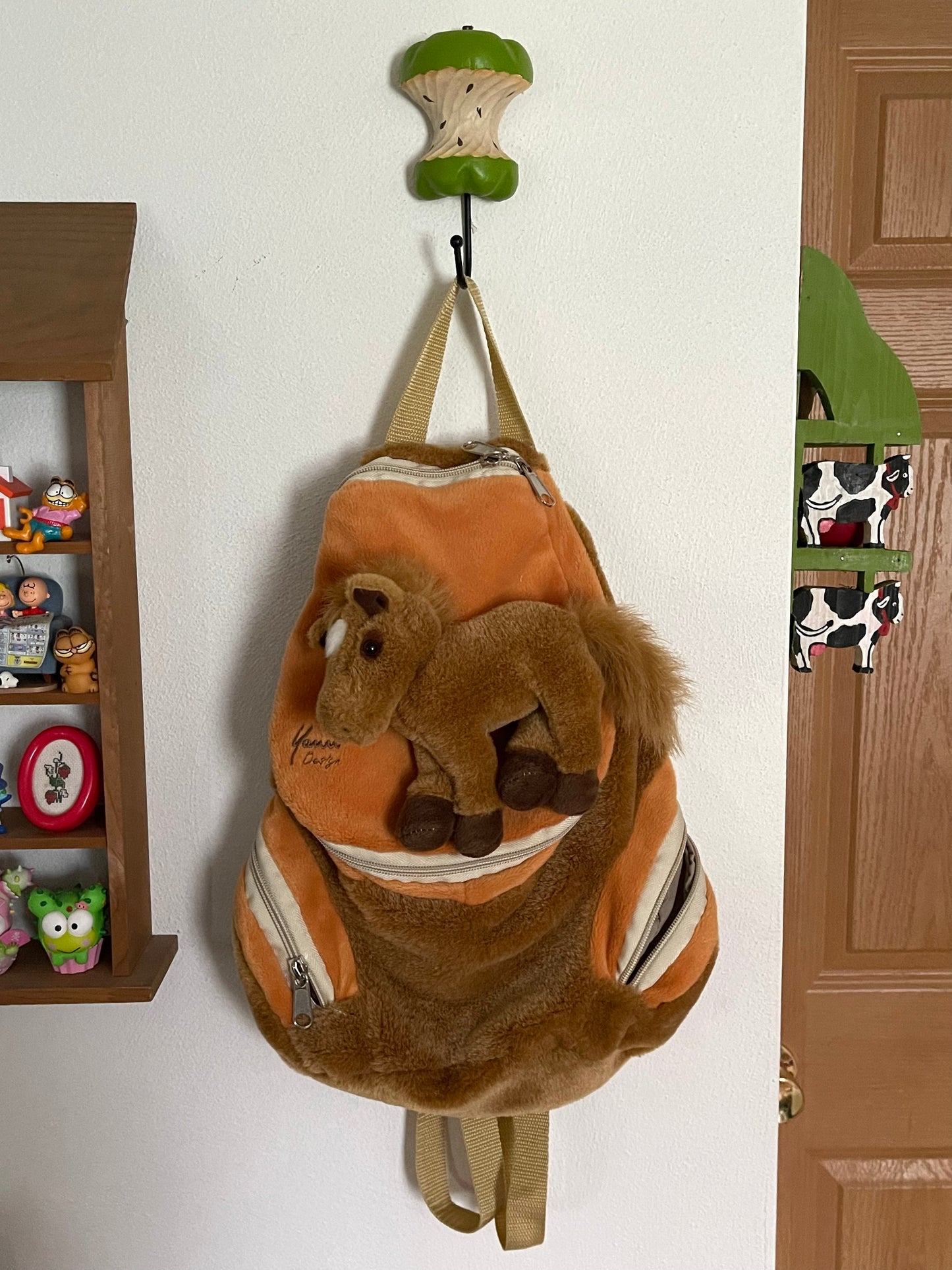 2000s Horse Girl Plush Backpack XS/M