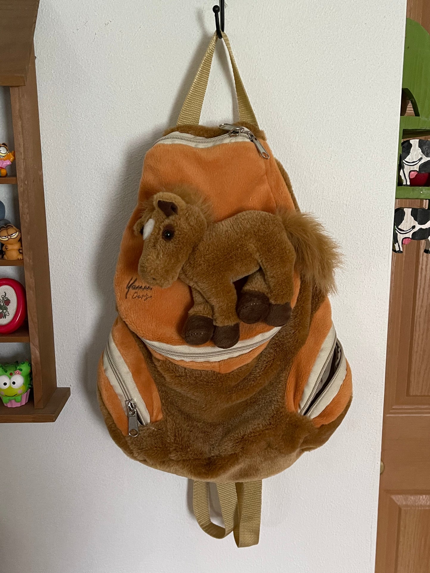 2000s Horse Girl Plush Backpack XS/M