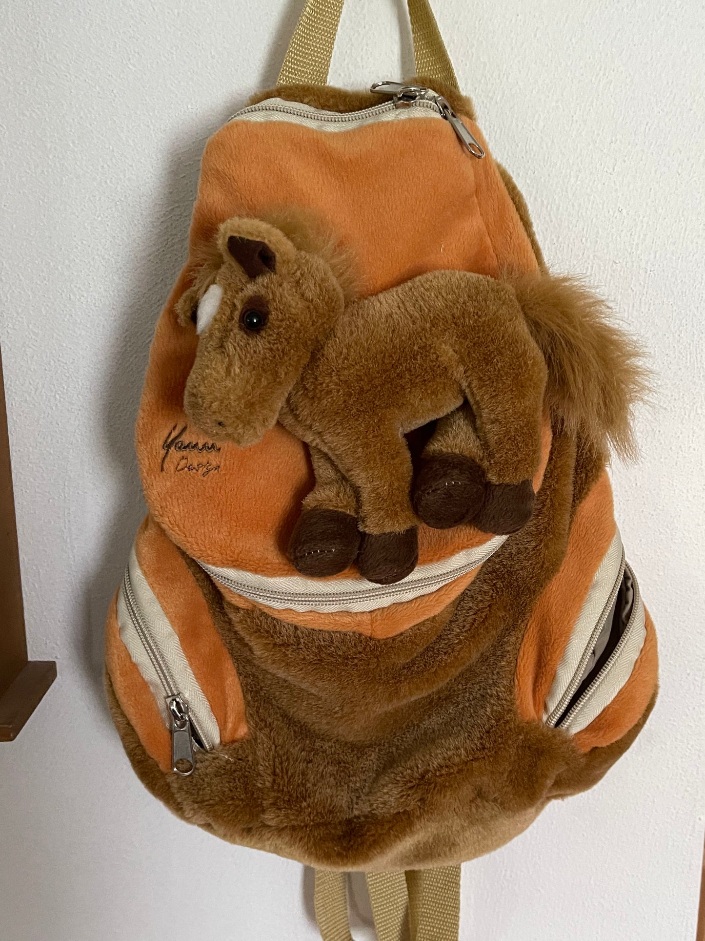 2000s Horse Girl Plush Backpack XS/M