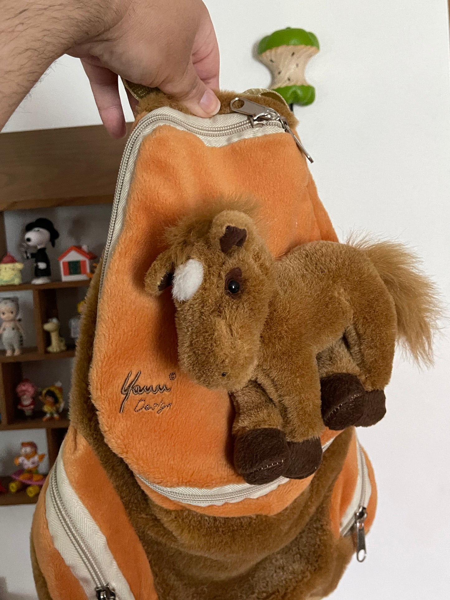 2000s Horse Girl Plush Backpack XS/M
