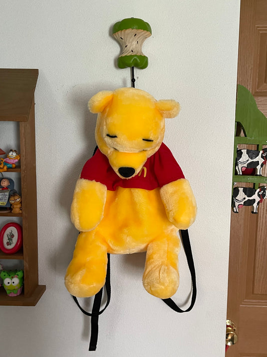 Vintage Winnie The Pooh Plush Backpack Sz XS/S