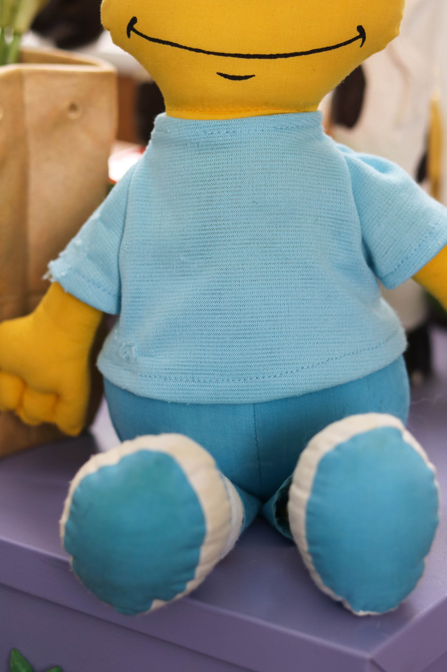 Vintage 90s Jumbo Bart Simpson 18in Plush