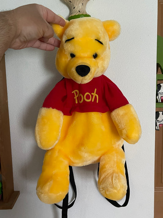 Vintage Winnie The Pooh Plush Backpack Sz XS/S