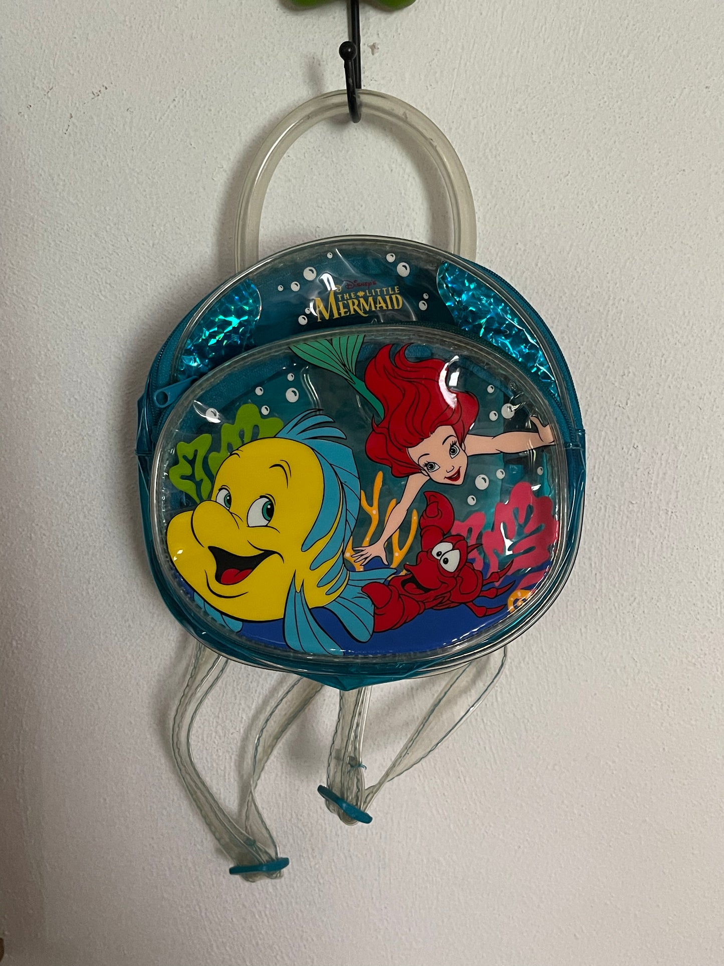 Vintage The Little Mermaid Plastic Mini KIDS Backpack