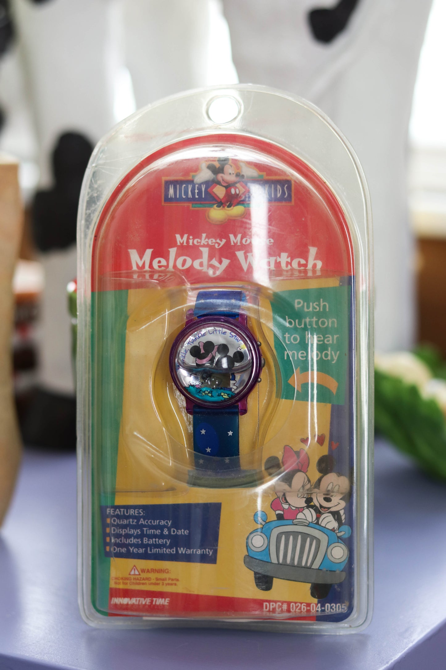 Vintage Mickey & Minnie Mouse Melody Kids Watch