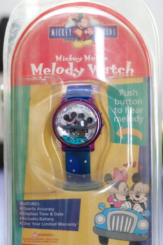 Vintage Mickey & Minnie Mouse Melody Kids Watch