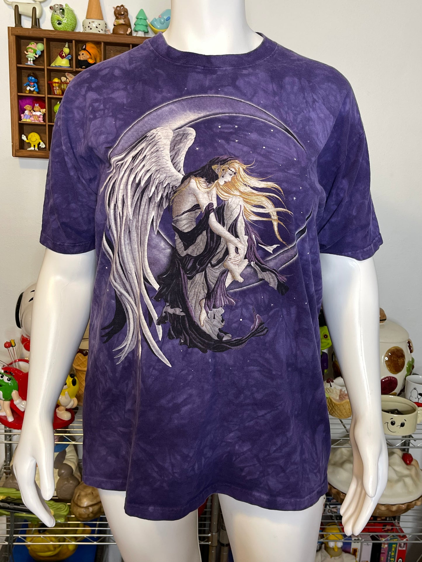 2000s Moon Dreamer Fairy Tie-dye Graphic Tee Sz XXL