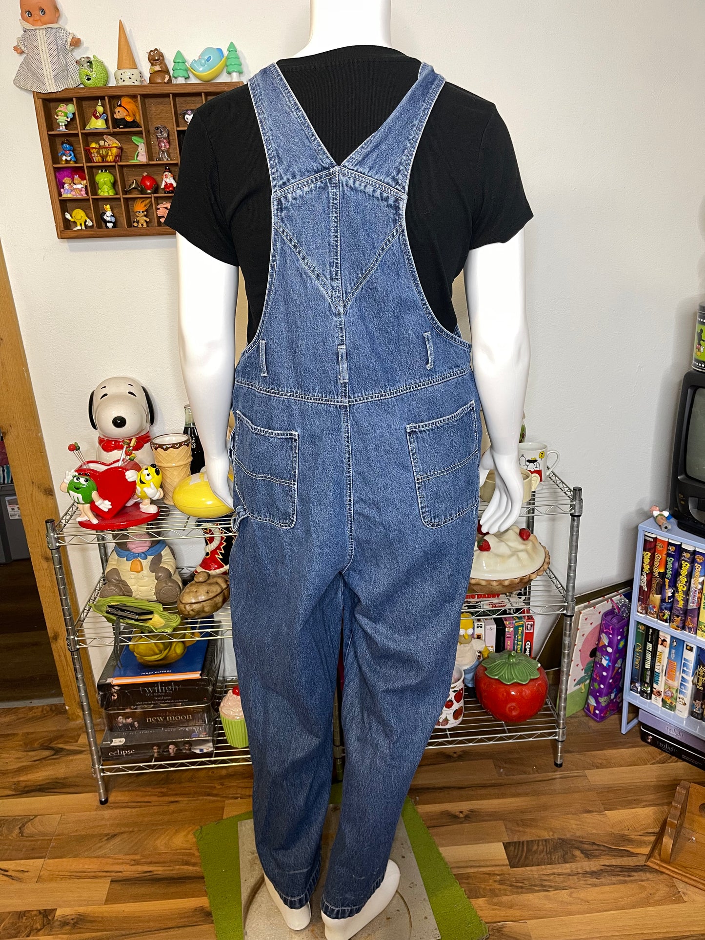 Vintage Plus Size Tweety & Sylvester Embroidered Denim Overalls Sz 22W/24W