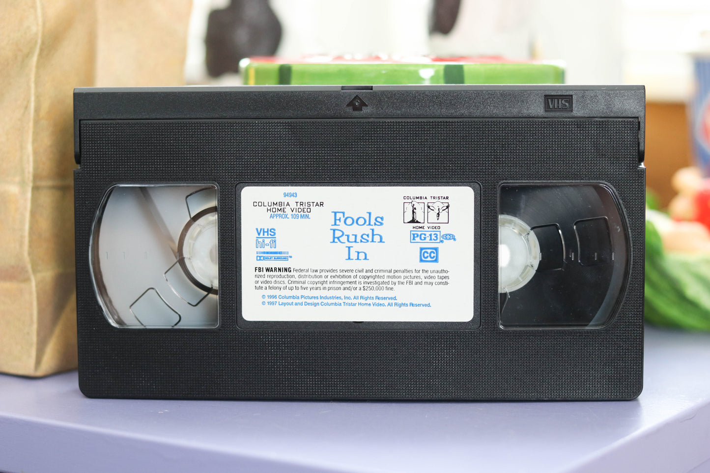 Fools Rush In VHS Movie