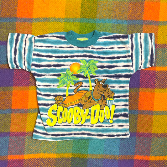 Vintage 90s Scooby-Doo Vacation Kids Tee Sz 5/6