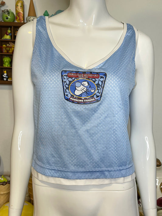 Vintage 2000s Tigger Jersey Style Tank Top Sz M