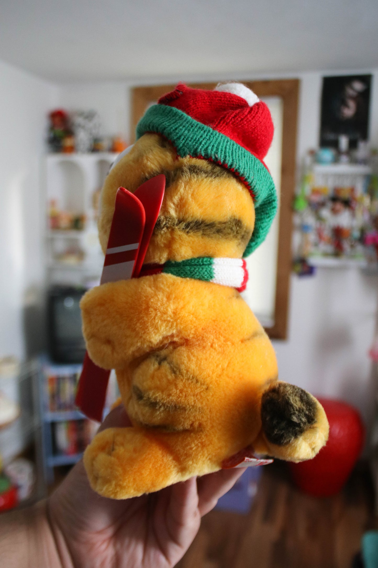 Vintage 80s Garfield Winter Ski plush