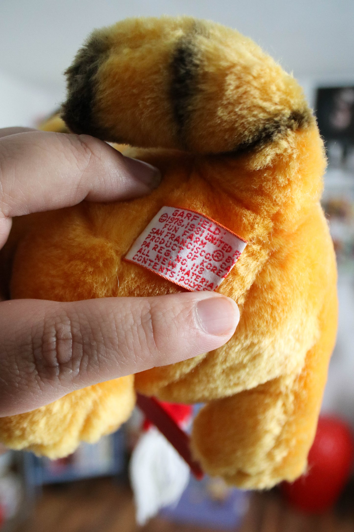 Vintage 80s Garfield Winter Ski plush