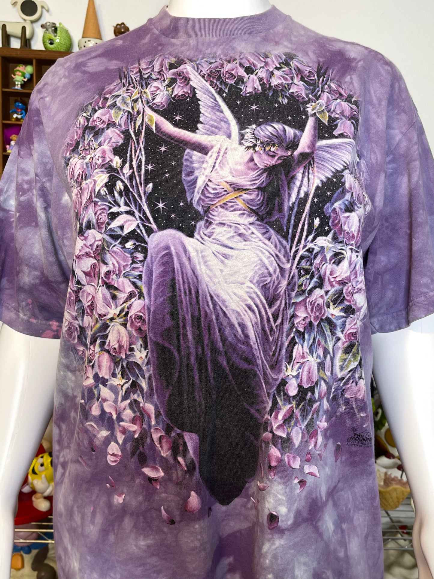 Vintage 2000s Gatekeeper Fairy Tie-dye Graphic Tee Sz XXL