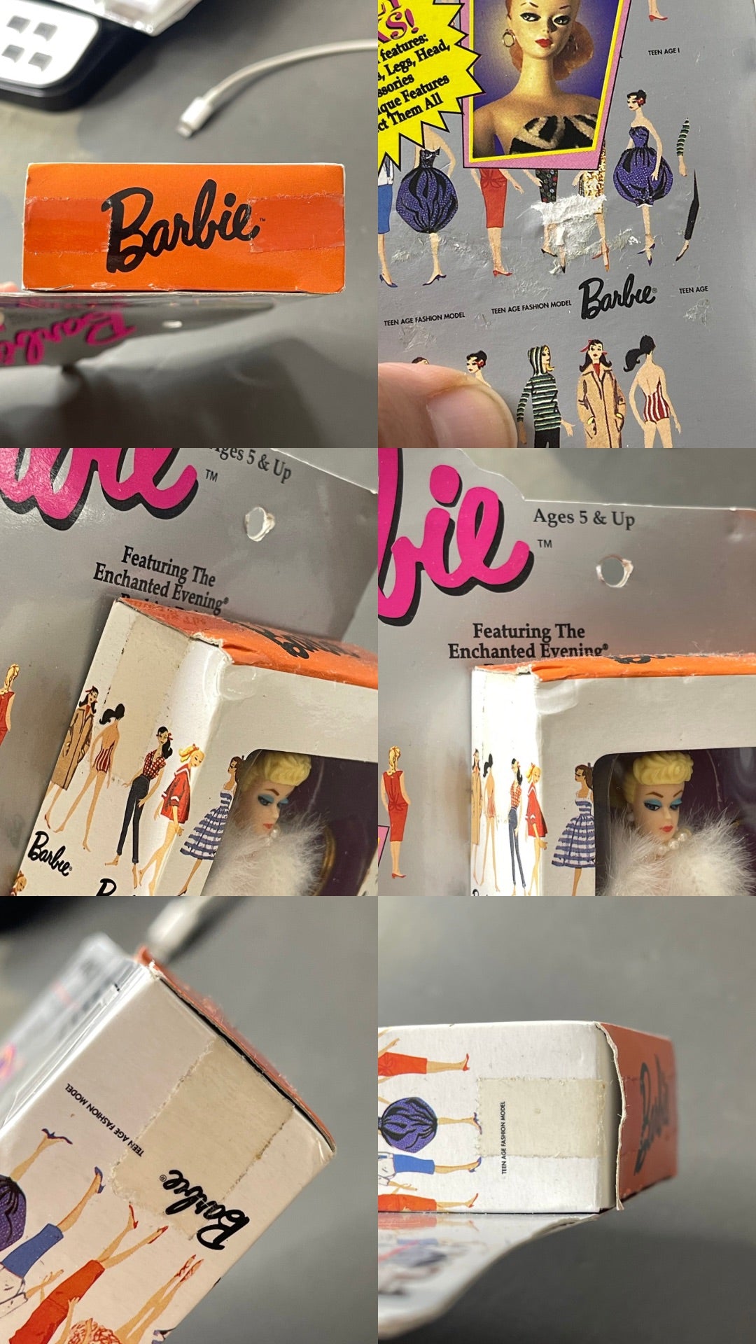 Vintage Enchanted Evening Barbie Deadstock Keychain