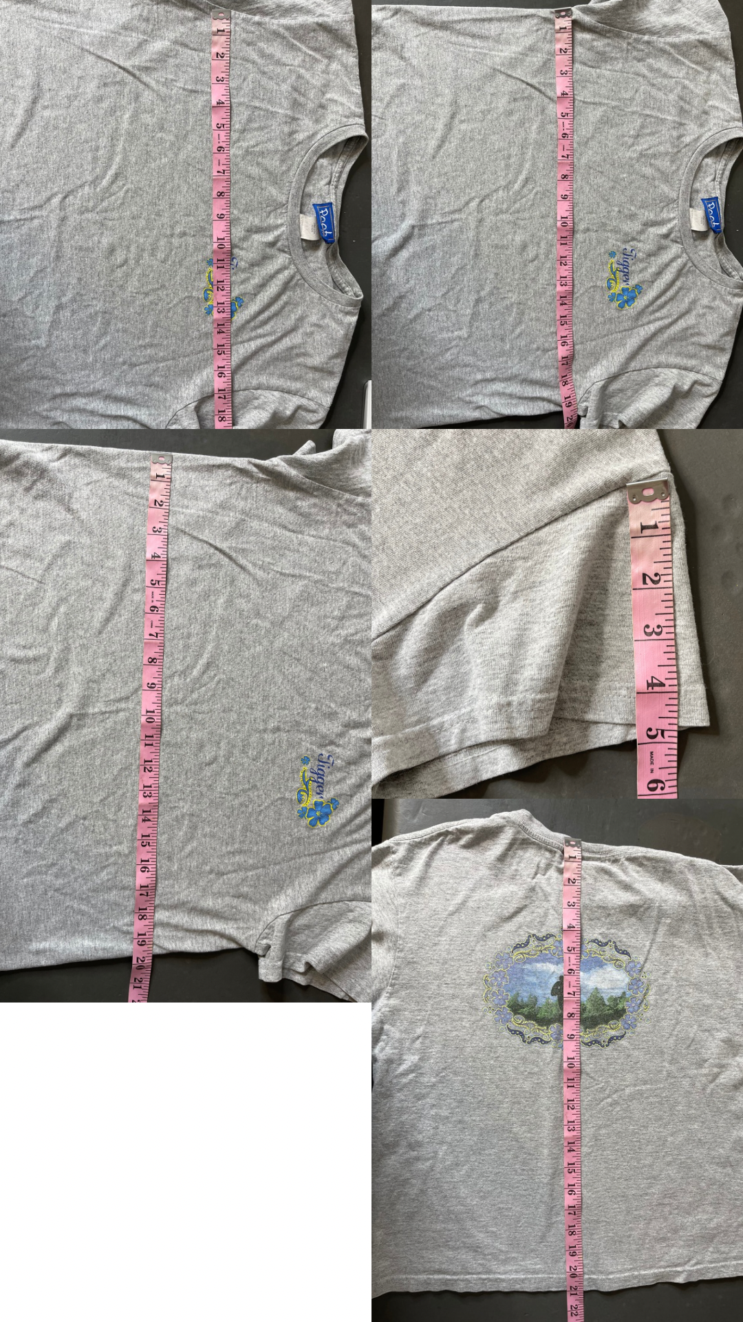 Vintage Tigger grey tee sz M