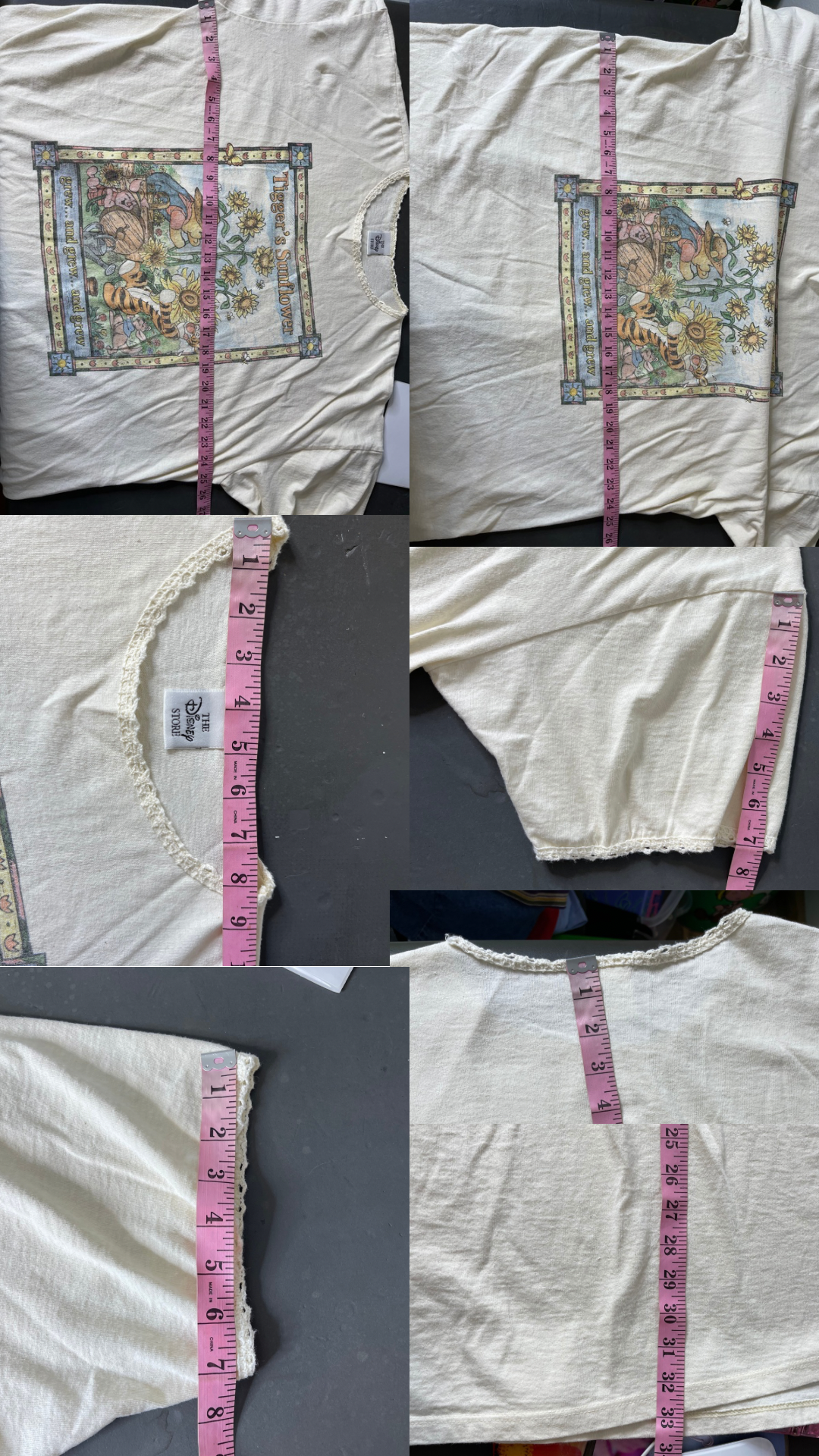 90's Tigger's sunflowers oversized tee sz L / XL