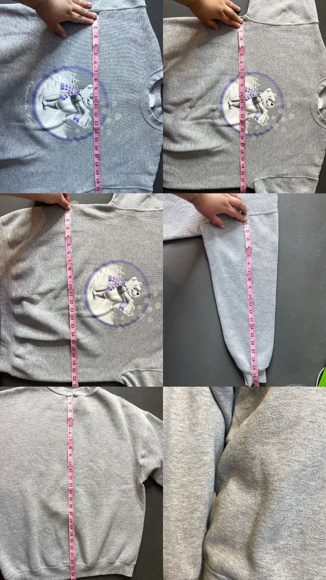 2000s Winnie The Pooh Winter Graphic Sweater Sz L