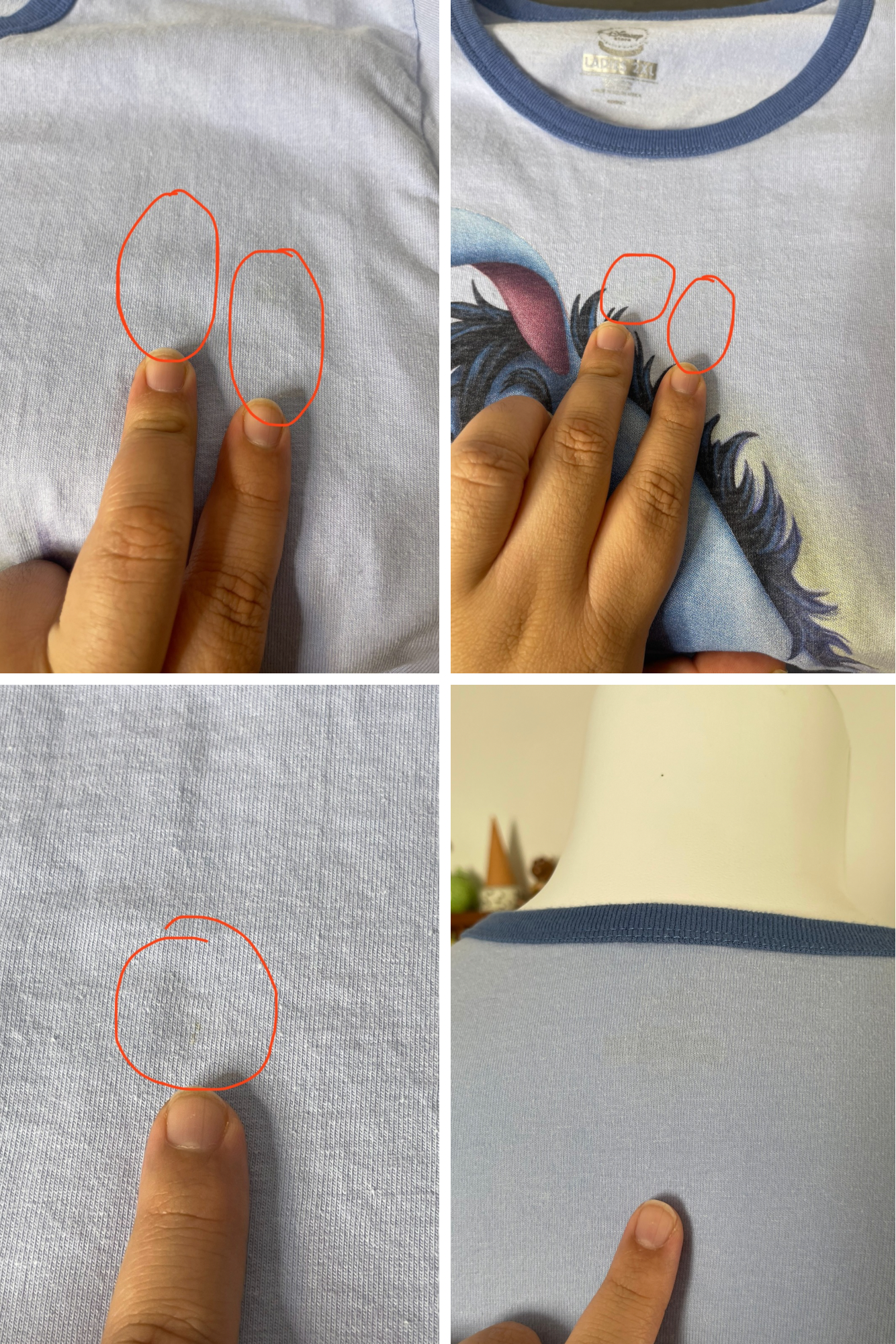 2000s Eeyore ringer tee sz XL