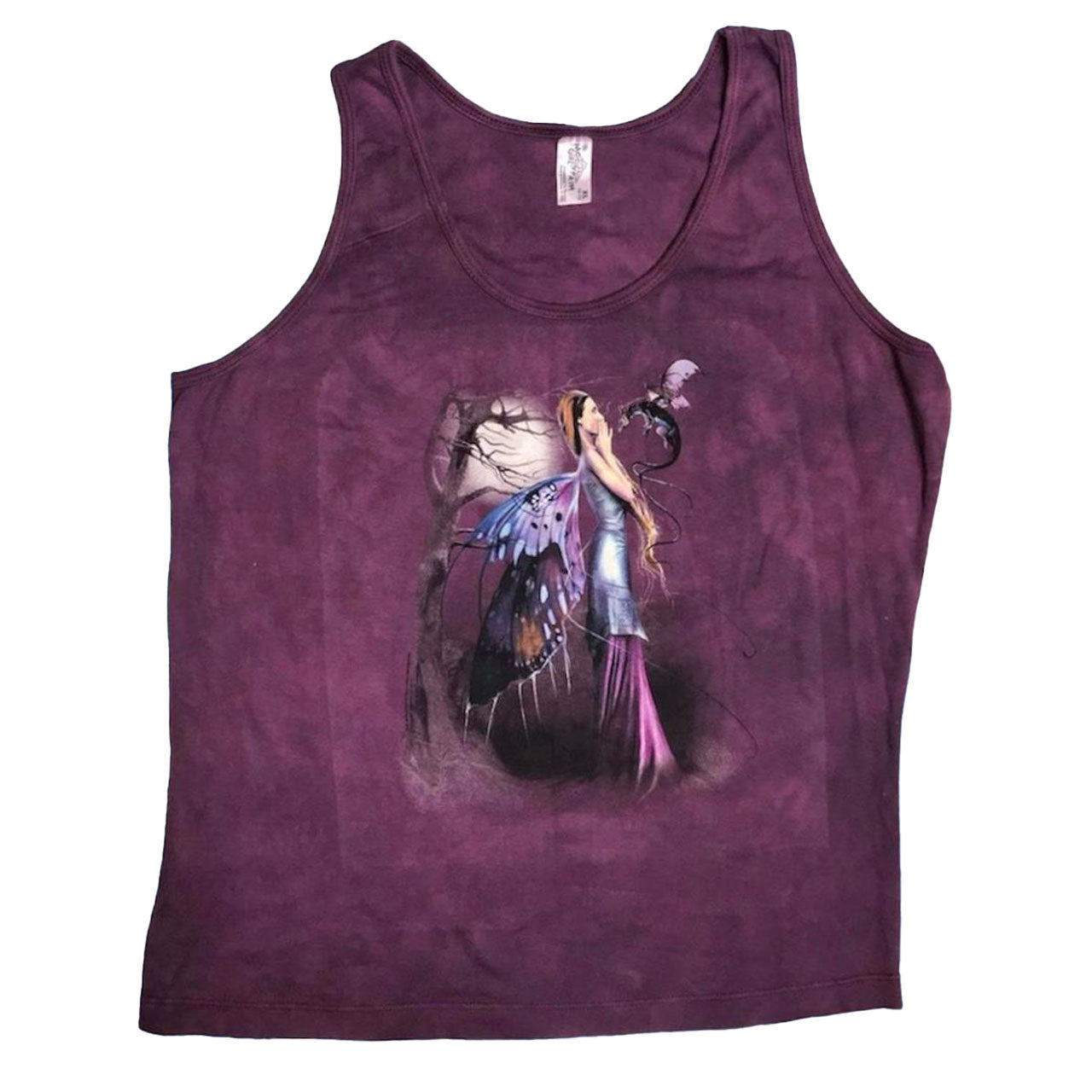 Y2K Dragon fairy tank top sz XL