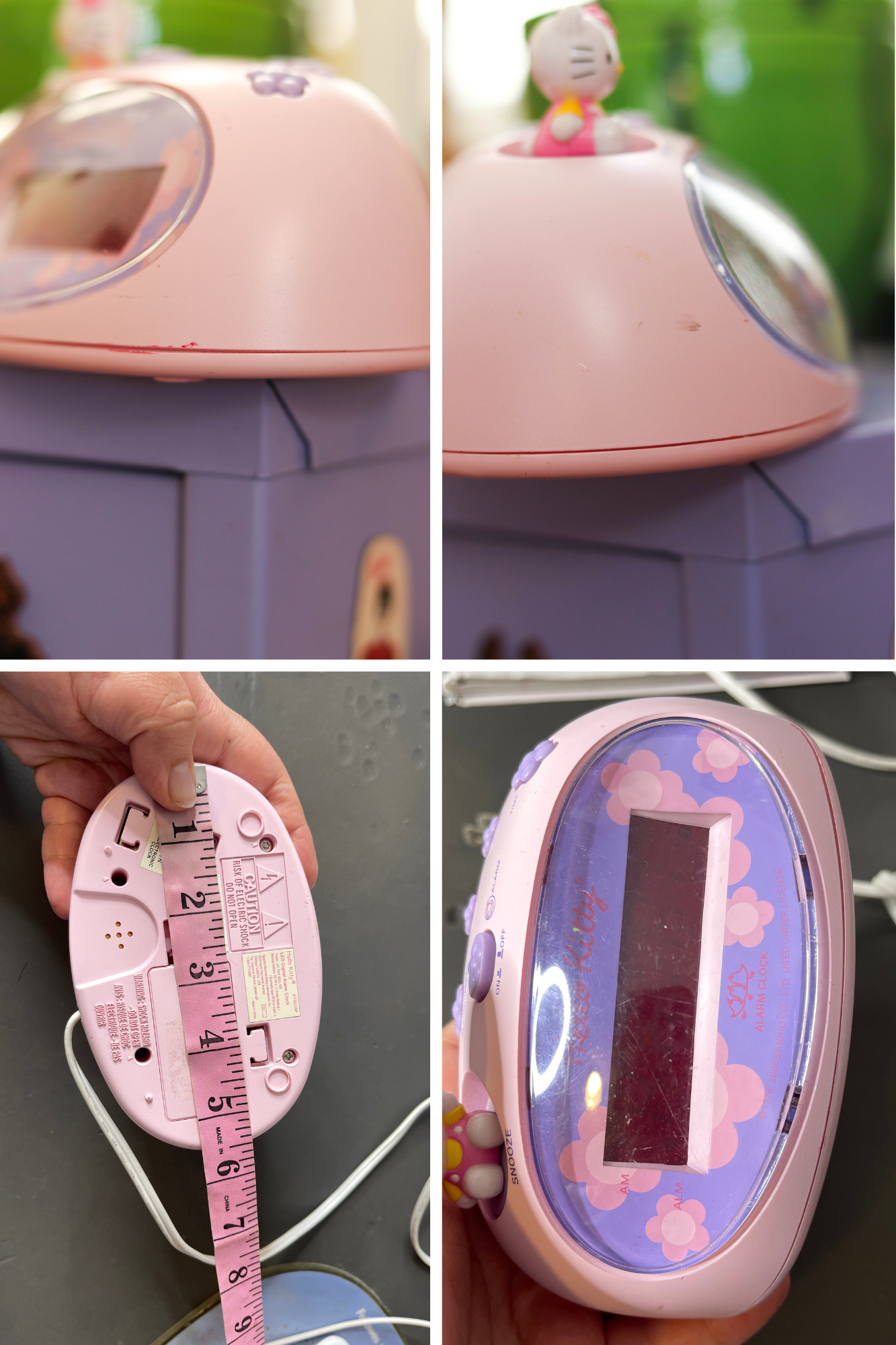 Vintage 2000s Hello Kitty Sanrio Alarm Clock