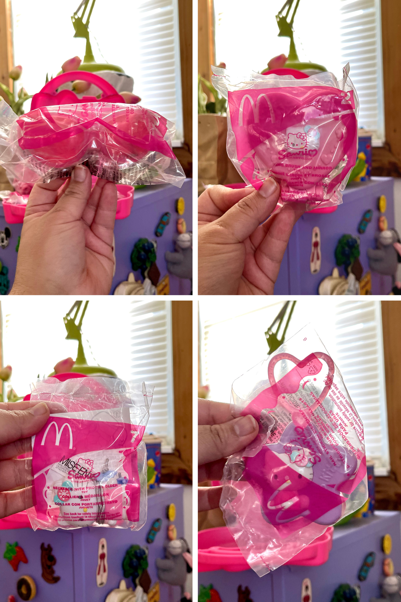 Vintage 2000s Hello Kitty Sanrio Carrying Case + Toys