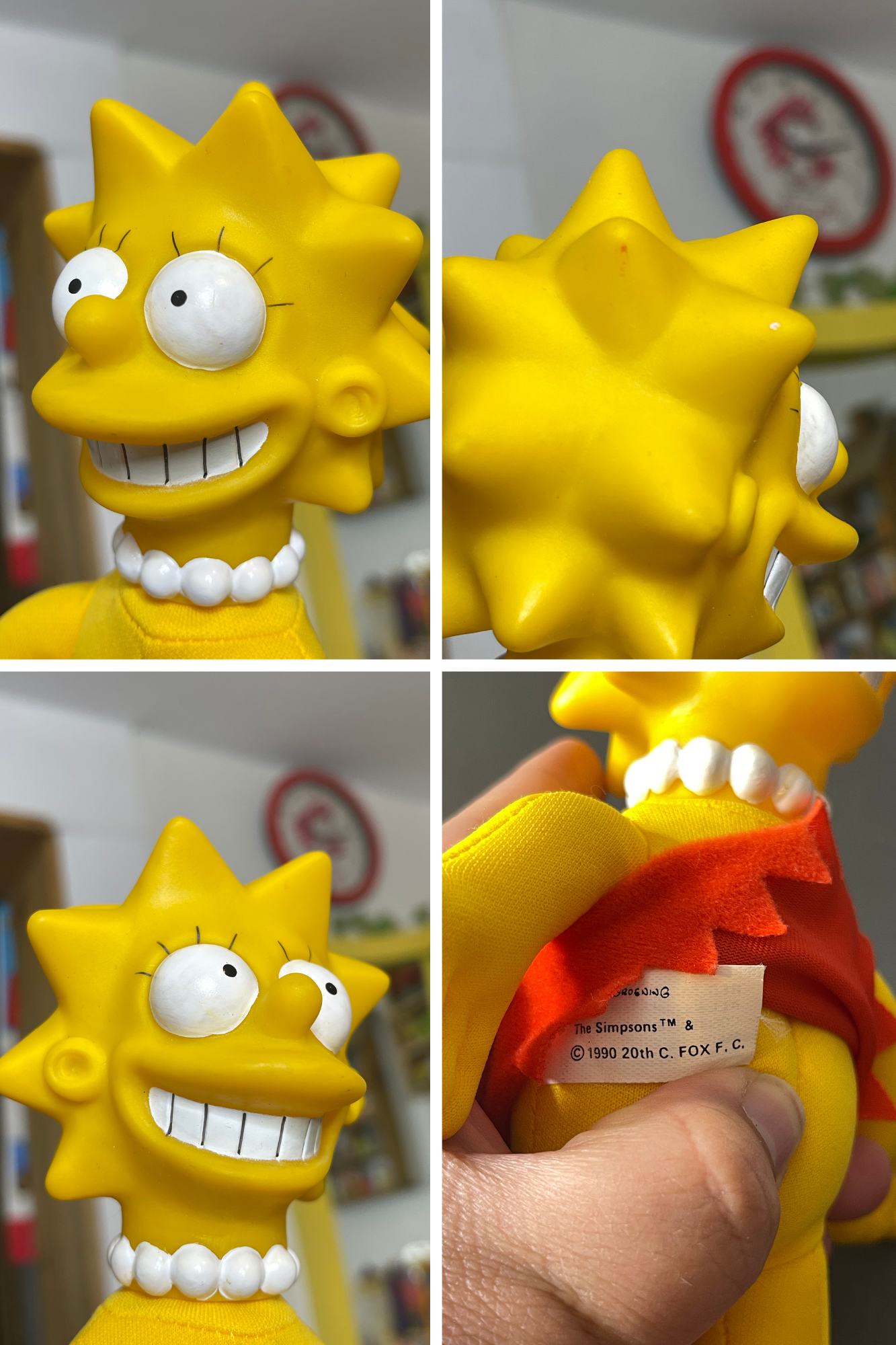 Vintage 90s Lisa Simpson Plush