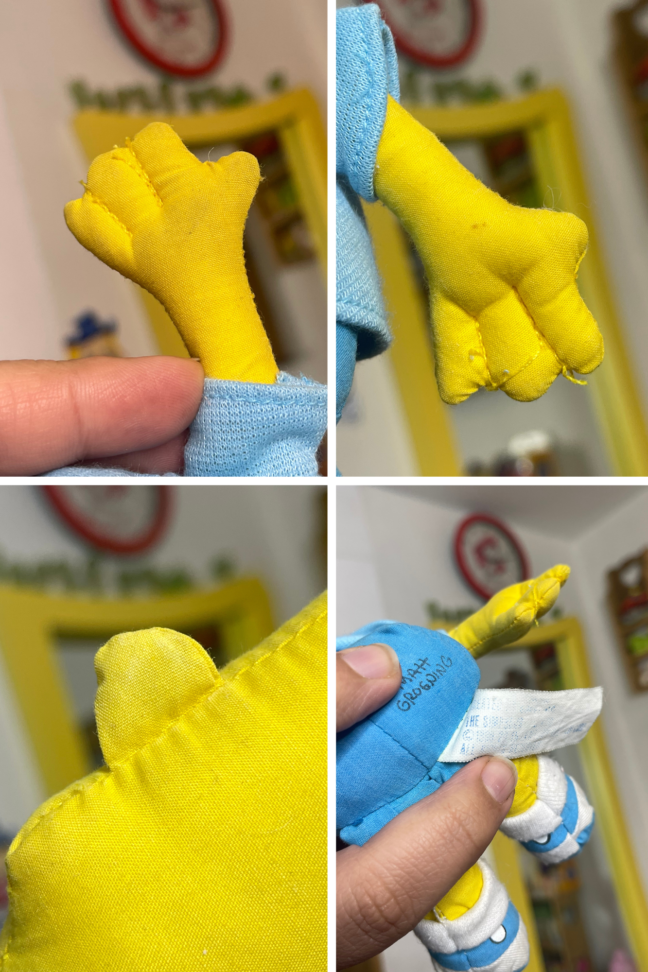 Vintage 90s Bart Simpson Plush