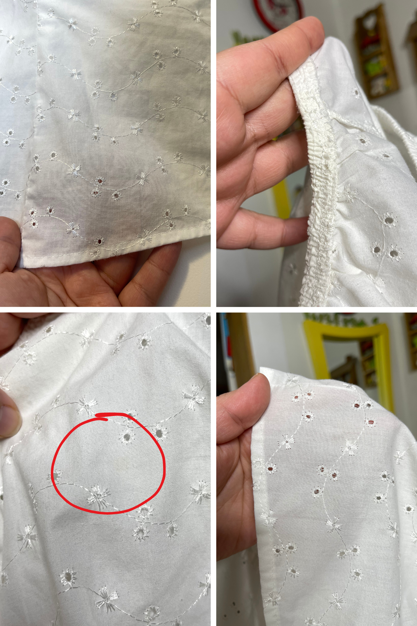 2000s White Floral Eyelet Corset Style Tank Top Sz 1X