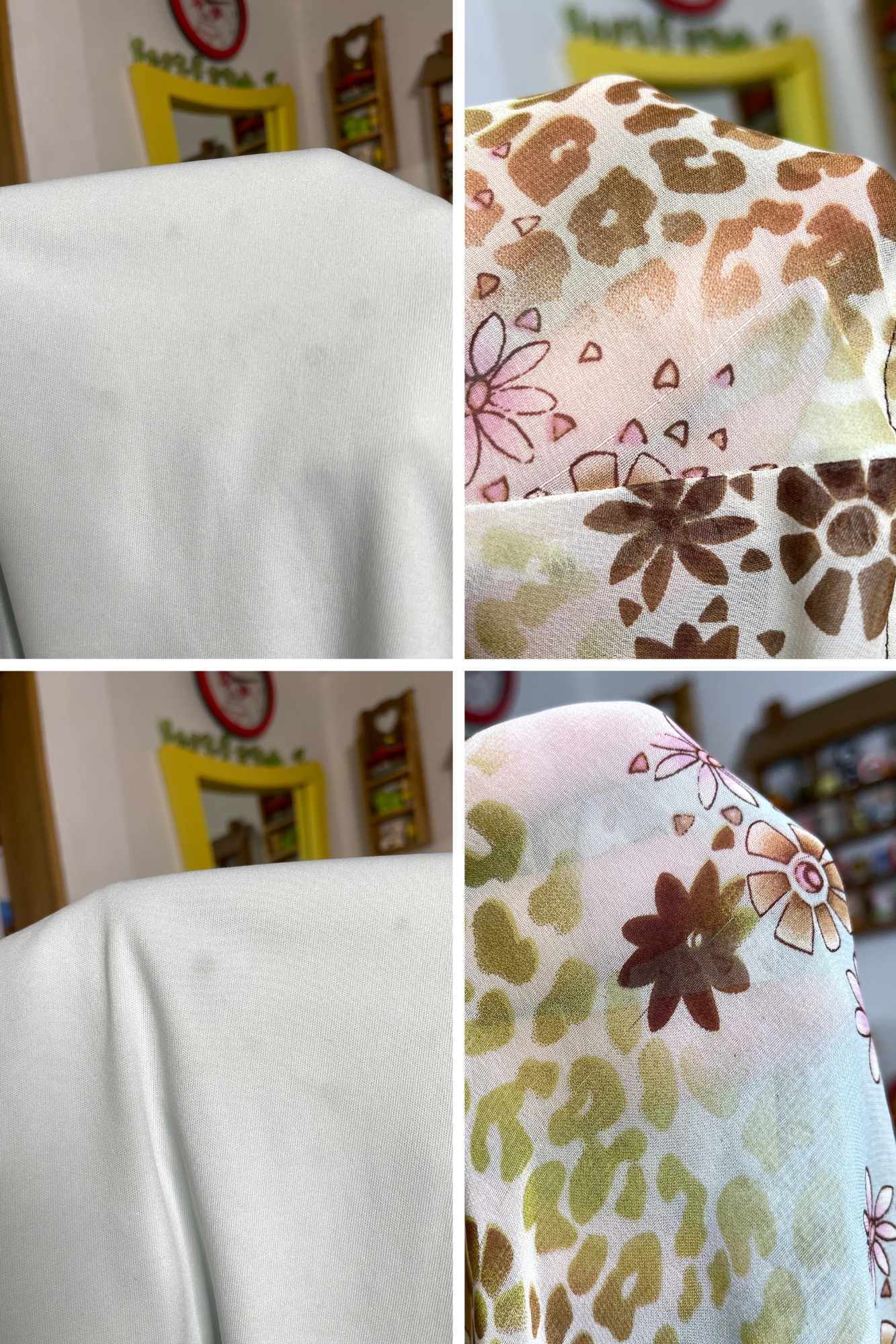 Vintage 2000s Colorful Leopard Floral Midi Skirt Sz XL