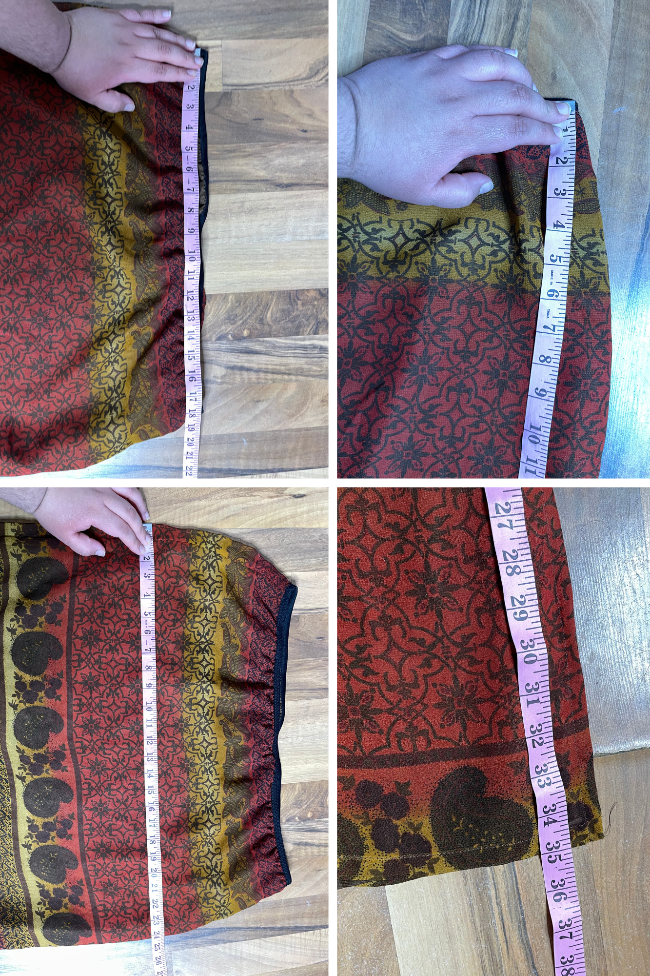 Vintage 2000s Plus Size Paisley Ombre Maxi Skirt Sz 18/20